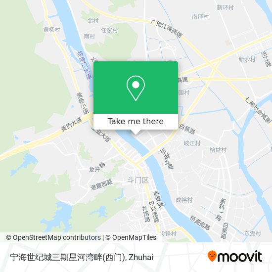 宁海世纪城三期星河湾畔(西门) map