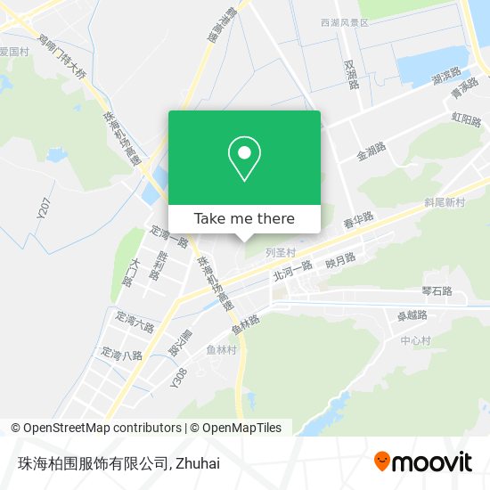 珠海柏围服饰有限公司 map