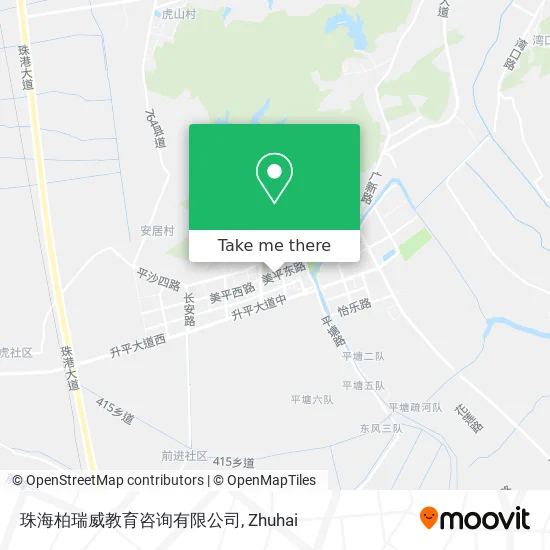 珠海柏瑞威教育咨询有限公司 map