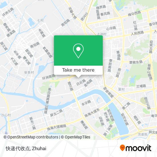 快递代收点 map