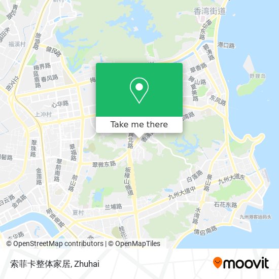 索菲卡整体家居 map