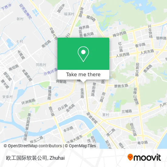 欧工国际软装公司 map