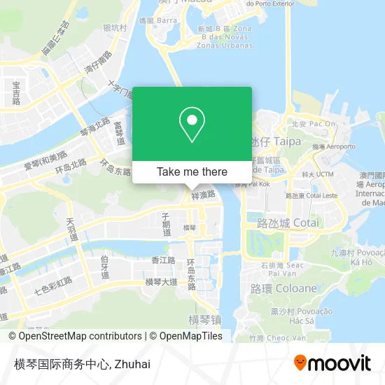 横琴国际商务中心 map