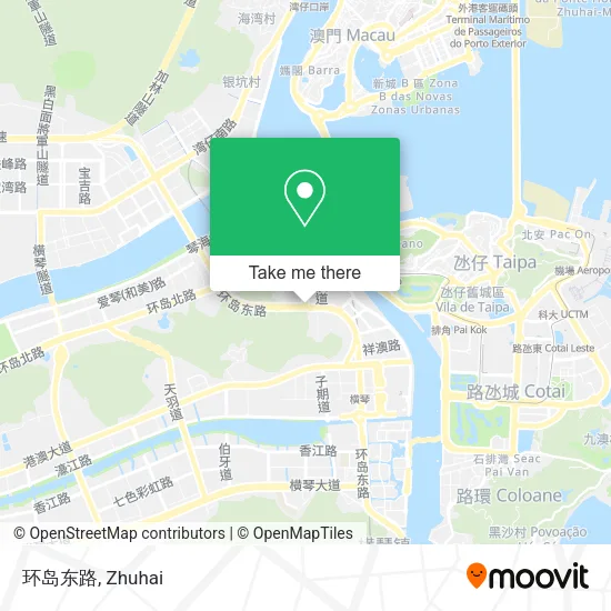 环岛东路 map