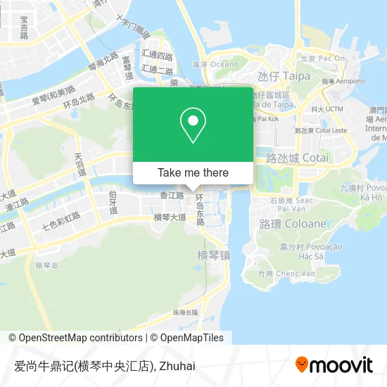 爱尚牛鼎记(横琴中央汇店) map