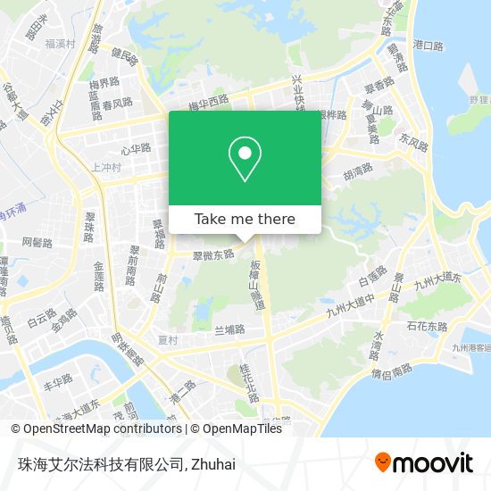珠海艾尔法科技有限公司 map