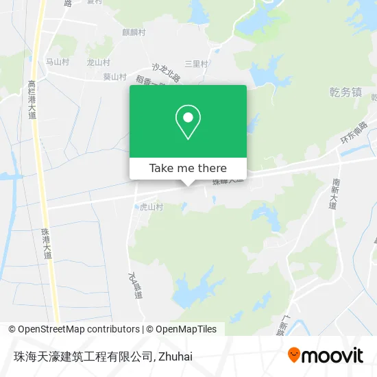 珠海天濠建筑工程有限公司 map