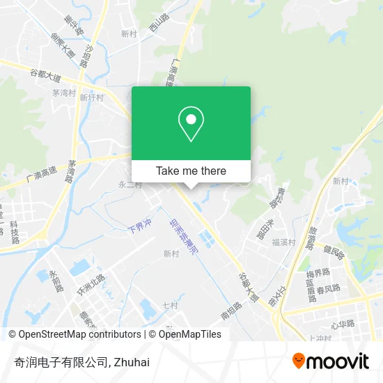 奇润电子有限公司 map