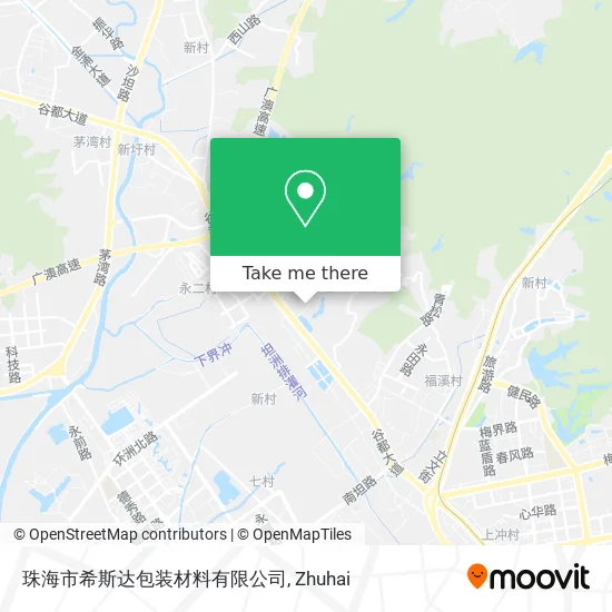 珠海市希斯达包装材料有限公司 map