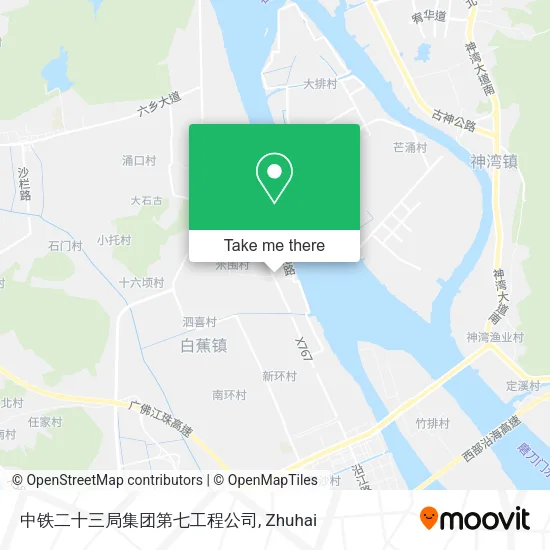 中铁二十三局集团第七工程公司 map
