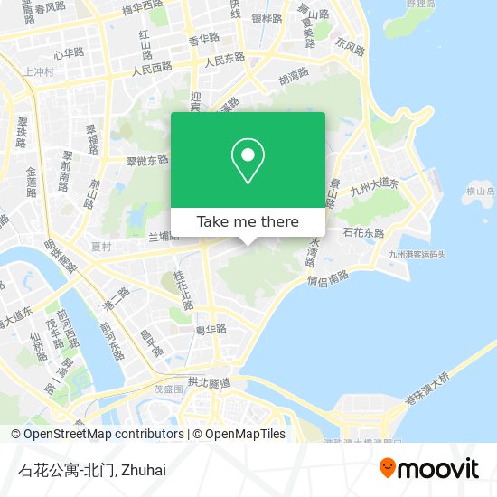 石花公寓-北门 map