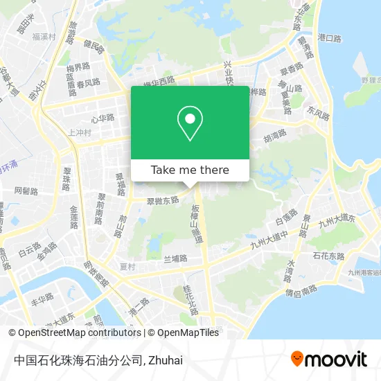 中国石化珠海石油分公司 map
