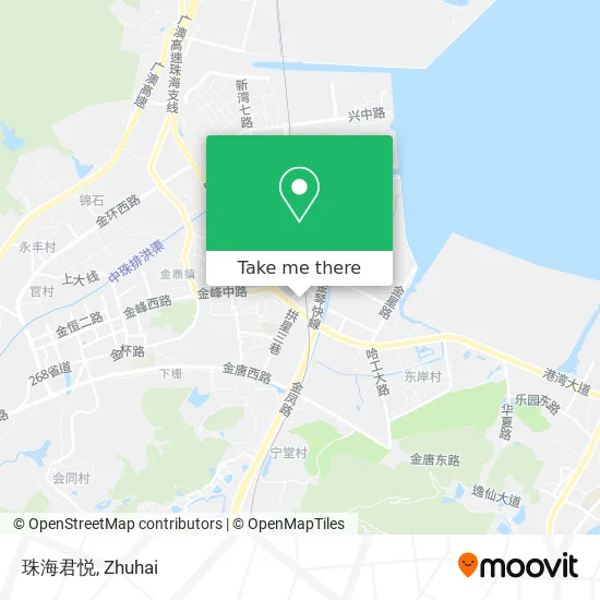 珠海君悦 map