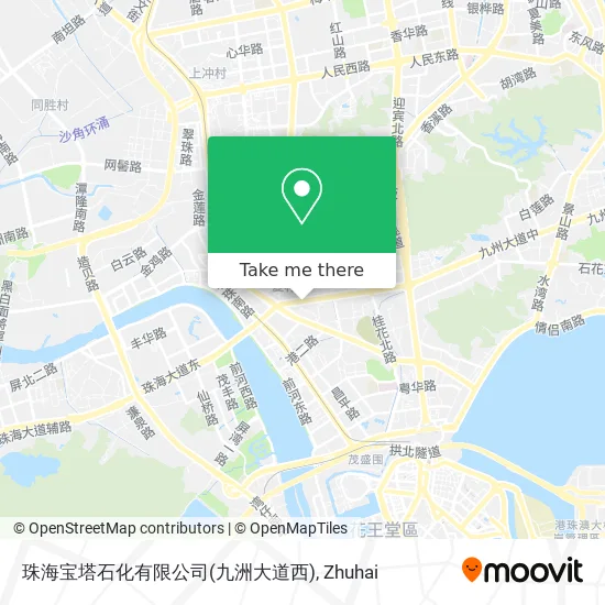 珠海宝塔石化有限公司(九洲大道西) map