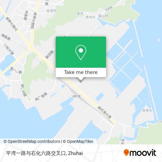 平湾一路与石化六路交叉口 map