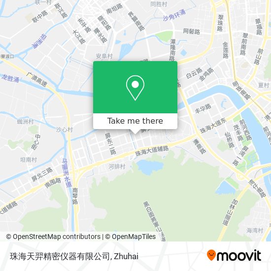 珠海天羿精密仪器有限公司 map