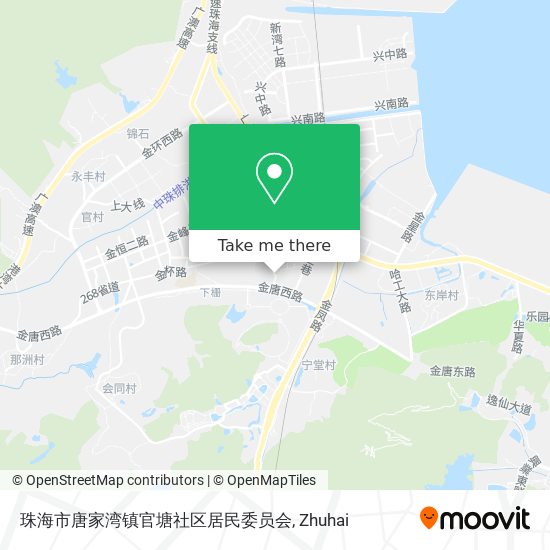珠海市唐家湾镇官塘社区居民委员会 map