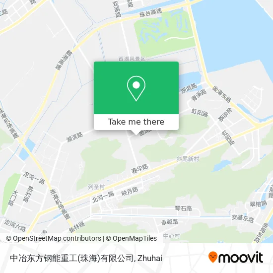 中冶东方钢能重工(珠海)有限公司 map