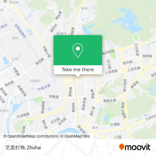 艺星灯饰 map
