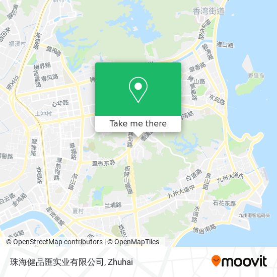 珠海健品匯实业有限公司 map