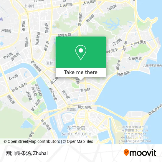 潮汕粿条汤 map