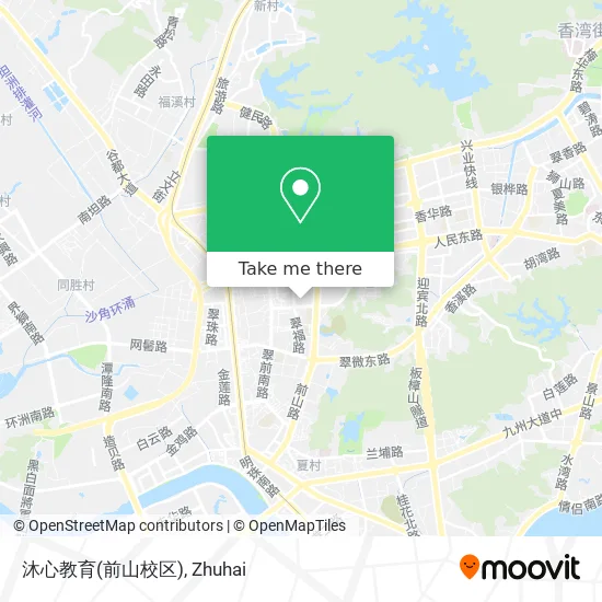 沐心教育(前山校区) map