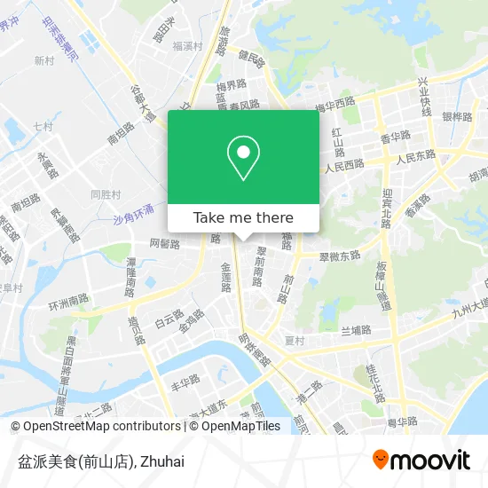 盆派美食(前山店) map