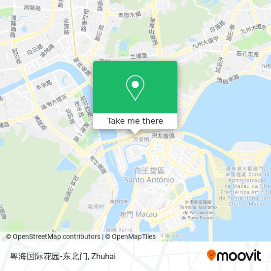 粤海国际花园-东北门 map