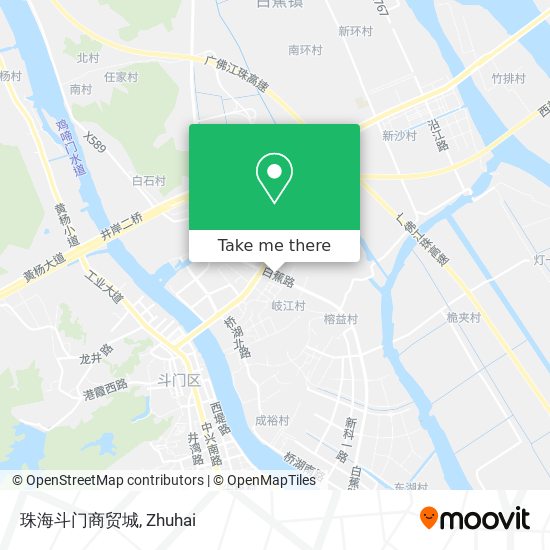 珠海斗门商贸城 map
