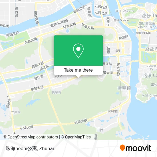 珠海neoni公寓 map
