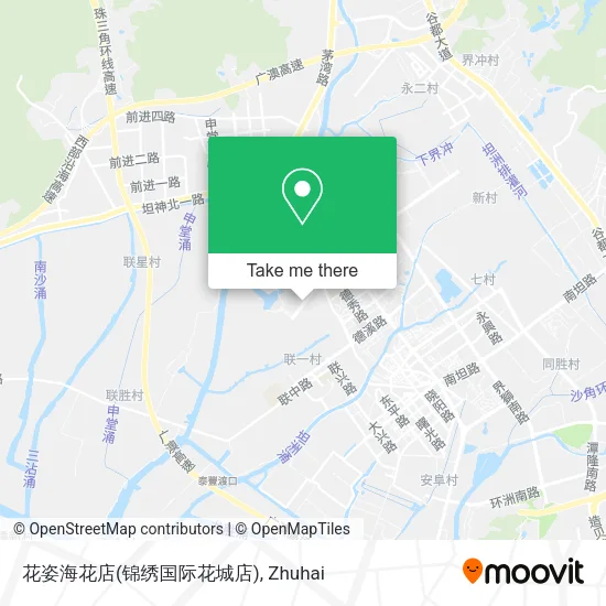 花姿海花店(锦绣国际花城店) map