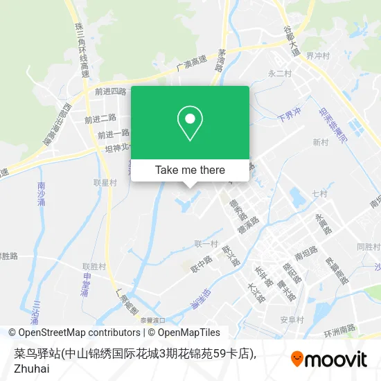 菜鸟驿站(中山锦绣国际花城3期花锦苑59卡店) map