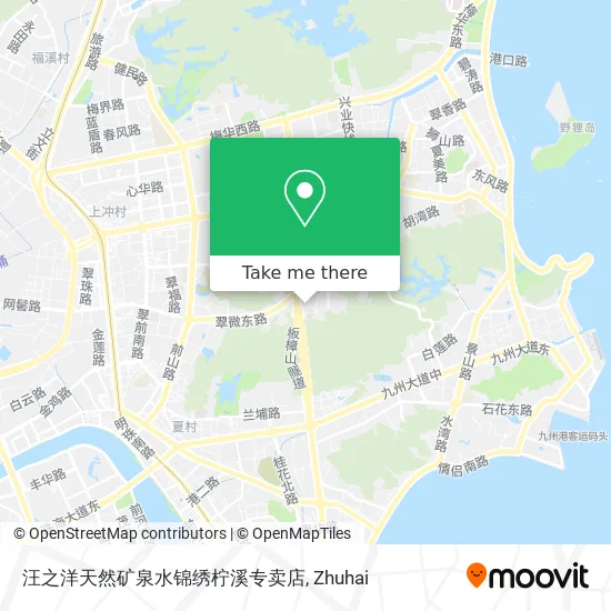 汪之洋天然矿泉水锦绣柠溪专卖店 map