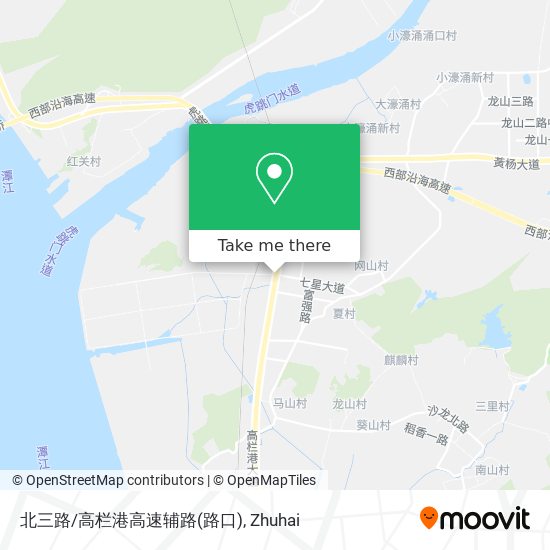 北三路/高栏港高速辅路(路口) map