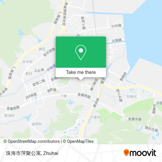 珠海市萍聚公寓 map