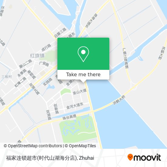 福家连锁超市(时代山湖海分店) map