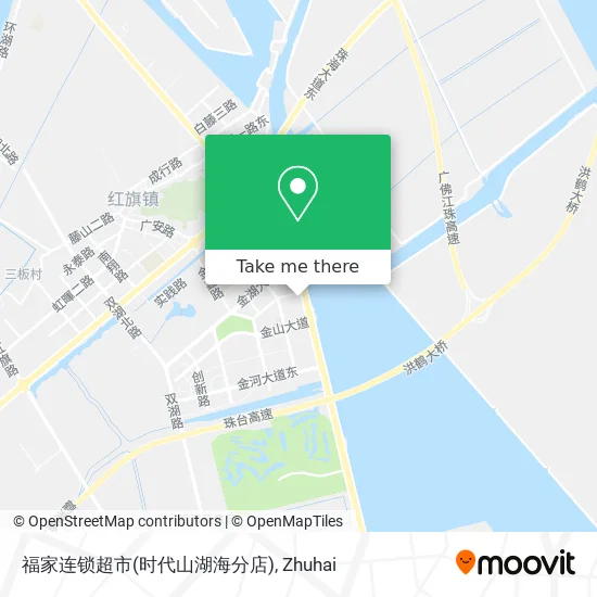 福家连锁超市(时代山湖海分店) map