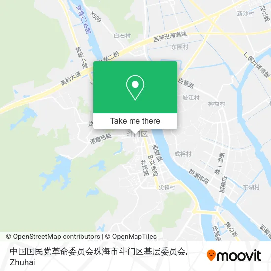 中国国民党革命委员会珠海市斗门区基层委员会 map