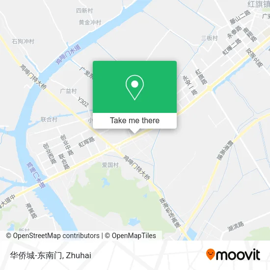 华侨城-东南门 map