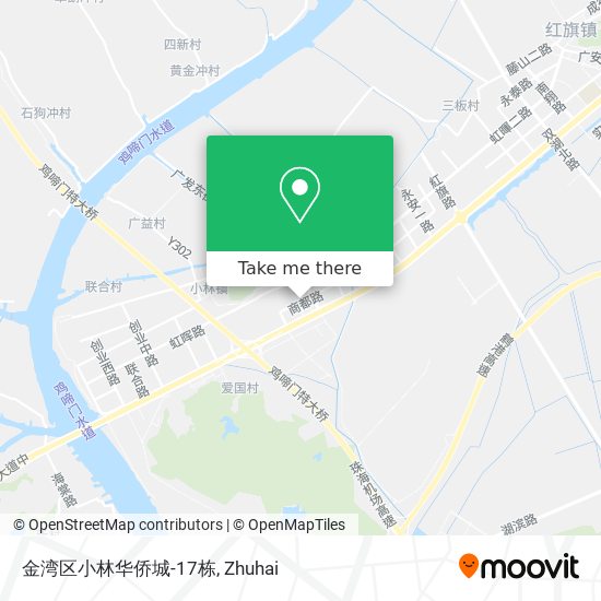 金湾区小林华侨城-17栋 map