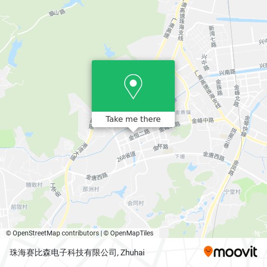 珠海赛比森电子科技有限公司 map