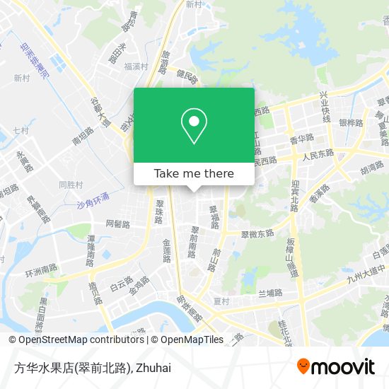 方华水果店(翠前北路) map