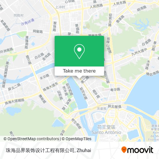 珠海品界装饰设计工程有限公司 map