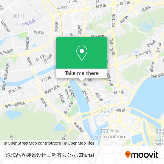 珠海品界装饰设计工程有限公司 map
