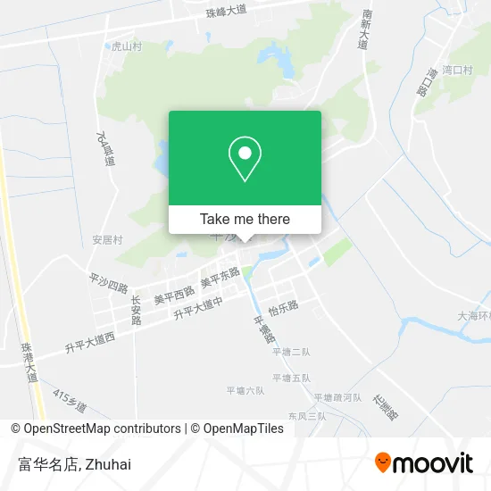 富华名店 map