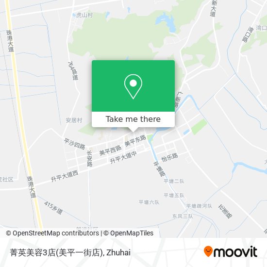 菁英美容3店(美平一街店) map