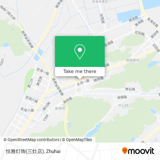 恒雅灯饰(三灶店) map