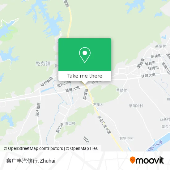 鑫广丰汽修行 map
