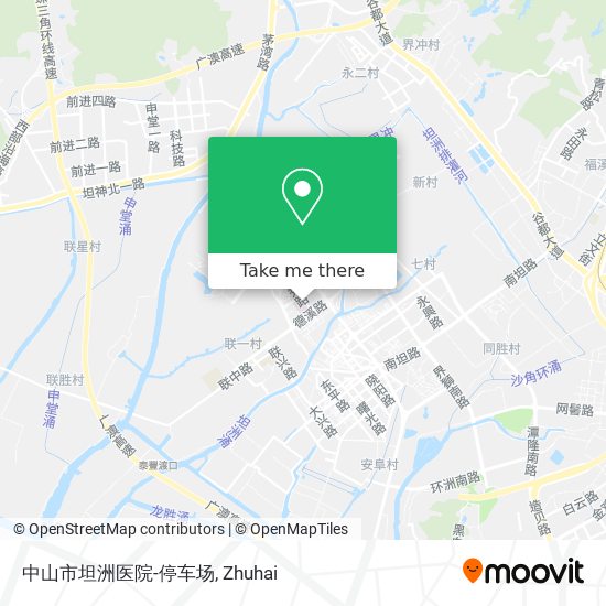 中山市坦洲医院-停车场 map
