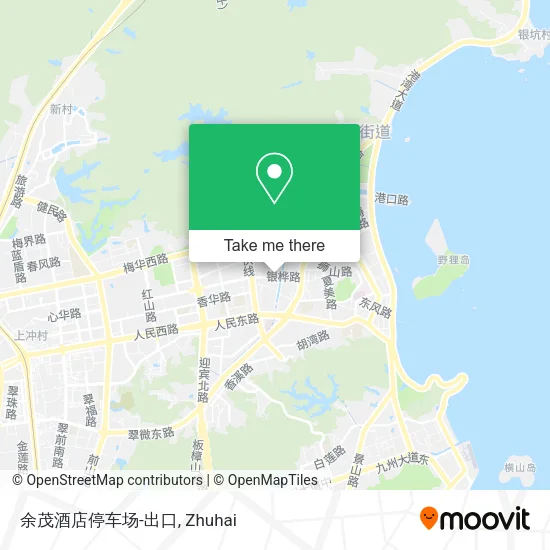 余茂酒店停车场-出口 map